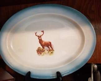 Vintage stag platter