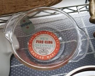 Fire King bowl with original label