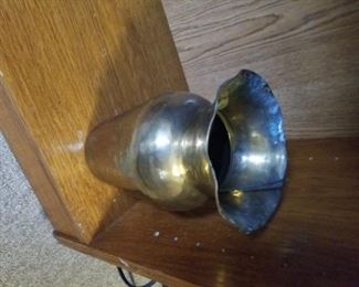 brass vase