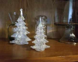 Glass Christmas trees