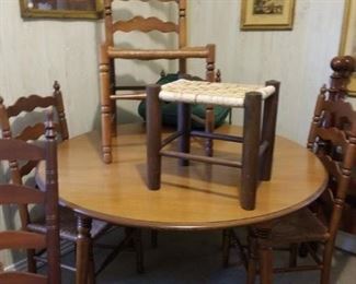 Tell City table and chairs