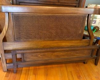 Antique Shaker headboard footboard 