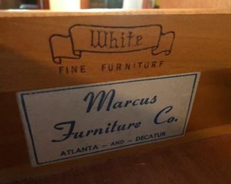 The olde Marcus Furniture Co. of Atlanta