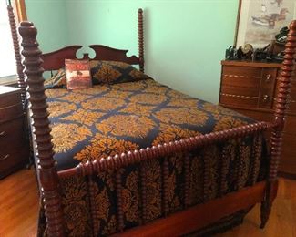 Antique bed has shaky legs