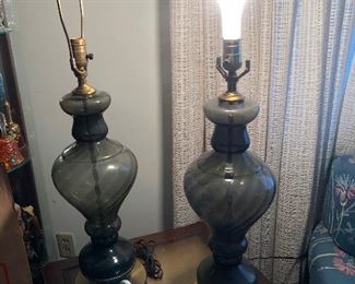 Two lamps, one headless