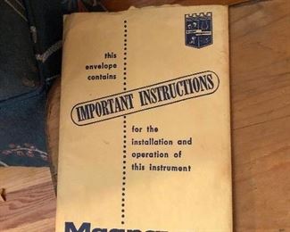 TV used to have important instructions, evidently. One was probably, "Don't watch too much of this crap."