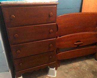 lots of furniture. Don't go to Ikea, this stuff is WAY better made