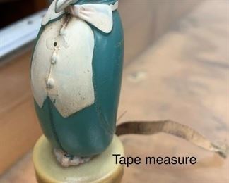 Vintage celluloid penquin tape measure (tape measure part is as-is)