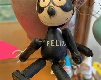 Felix the Cat vintage bendable figurine 