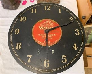 Victrola Wall Clock! How cool is this!