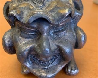 Incense burner; sold as-is, he has a chip on his head/hat?