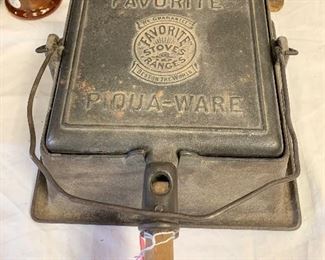 Piqua-Ware Waffle maker with stand