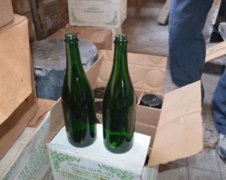 Champagne bottles about 125 cases 12 to a case