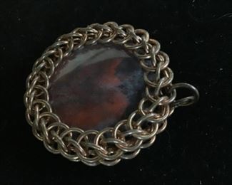 Antique handmade heavy pendant $10