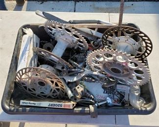 9004	

Hubs, Sprockets, Foot pegs, Chains
Hubs, Sprockets, Foot pegs, Chains, and Other Misc. Parts