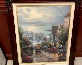 Thomas Kinkade, Giclee on canvas
Hyde St. and Bay, San Francisco
32” x 38”, $695
ONLY 25% off, NOT 1/2 off!