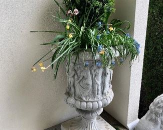 Stone planter
Total height with plant 38”
$250.