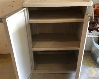 Plastic cabinet, a few stains on top
3 ft H x 25.5 W x 18” D
$39