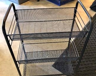 Metal cart
24” H x16” W x 10” D
$12