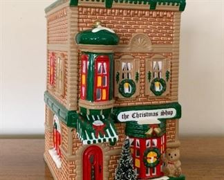 $15 - Department 56 Snow Villages - The Christmas Shop (comes with its box)