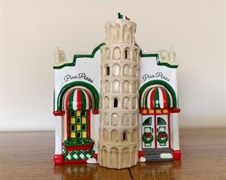 $15 - Department 56 Snow Villages - Pisa Pizza (comes with its box)