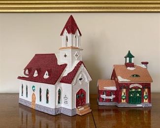 $20 - Department 56 Snow Villages - Good Shepherd Chapel & Church School (comes with its box)