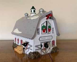 $20 - Department 56 Snow Villages - Dairy Barn (comes with its box)