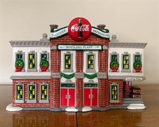 $22 - Department 56 Snow Villages - Coca Cola Bottling Plant (comes with its box)