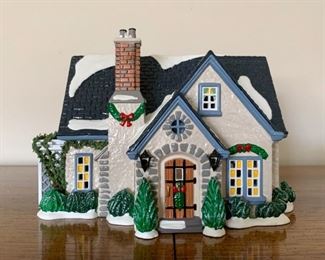 $15 - Department 56 Snow Villages - Hidden Ponds House (comes with its box)