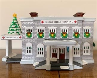 $35 - Department 56 Snow Villages - Snowy Hills Hospital (comes with its box)