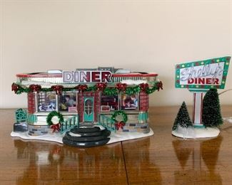 $65 - Department 56 Snow Villages - Shelly's Diner (comes with its box)
