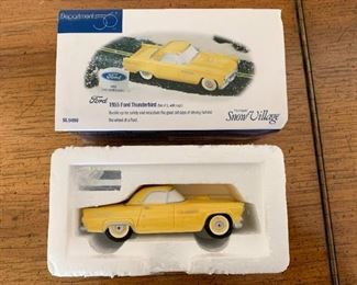 $10 - Department 56 Snow Village Accessory - 1955 Ford Thunderbird