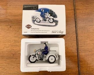 $10 - Department 56 Snow Village Accessory - Patrolling the Road