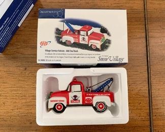 $10 - Department 56 Snow Village Accessory - AAA Tow Truck