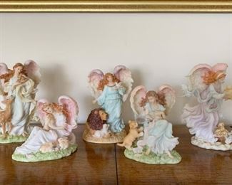 $80 for LOT - Lot of Seraphim Classics by Roman - Angel Figurines (5 Statues)