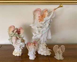 $50 for LOT - Lot of Seraphim Classics by Roman - Angel Figurines (4 Statues)