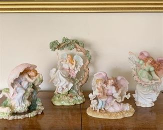 $85 for LOT - Lot of Seraphim Classics by Roman - Angel Figurines (4 Statues)