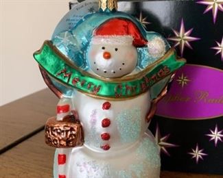 $10 - Radko Ornament - 2008 Snowman