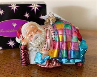 $25 - Radko Ornament - A Long Winter's Nap