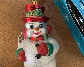 $40 - Radko Ornament - Chappy O'Snow