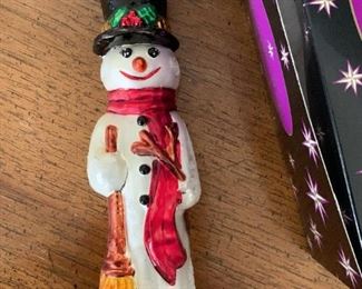 $15 - Radko Ornament - Slender Snowman