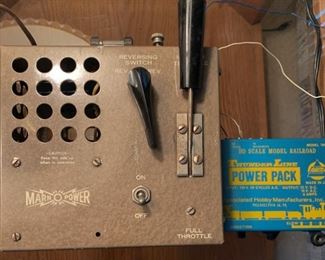 $18 - Marn-O-Power Transformer and Thunder Line Power Pack 