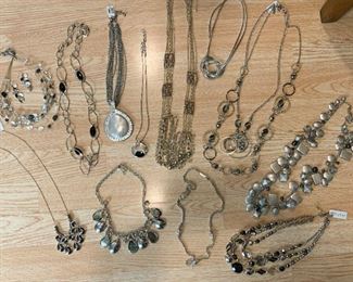 $72 - Jewelry LOT 2 - 12 Necklaces (all shown here)