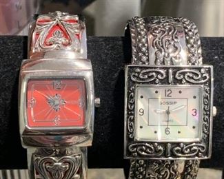 $18 - Jewelry LOT 14 - 2  Ladies Watches (all shown here)