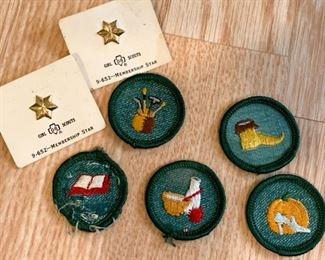 $6 - Vintage Girl Scout Patches & Pins