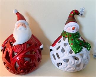 $8 - Battery Operated Christmas Candle Luminaries (Set of 2)