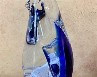 Art Glass Penguin: $14