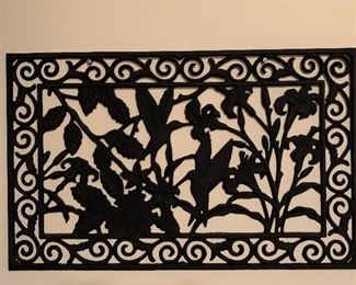 Item 41: Wrought Iron Wall Hanging 29" x 18": $65
