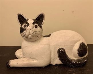 Black and White Kitty Door Stop: $32