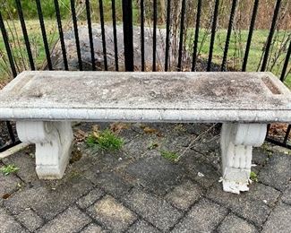 Concrete Bench, AS IS: $35
